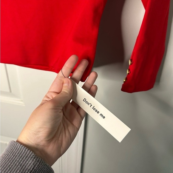 Reformation -Red Knit Top Size S-NWT- Jalen style-Retails $118.00 - Picture 11 of 14